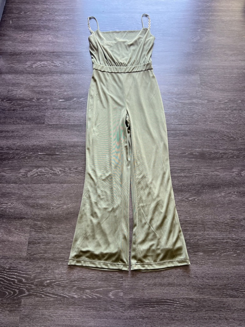 Jason Wu Emmett Jersey Cowl Neck Sleeveless Jumpsuit in Olive - Picture 2 of 12